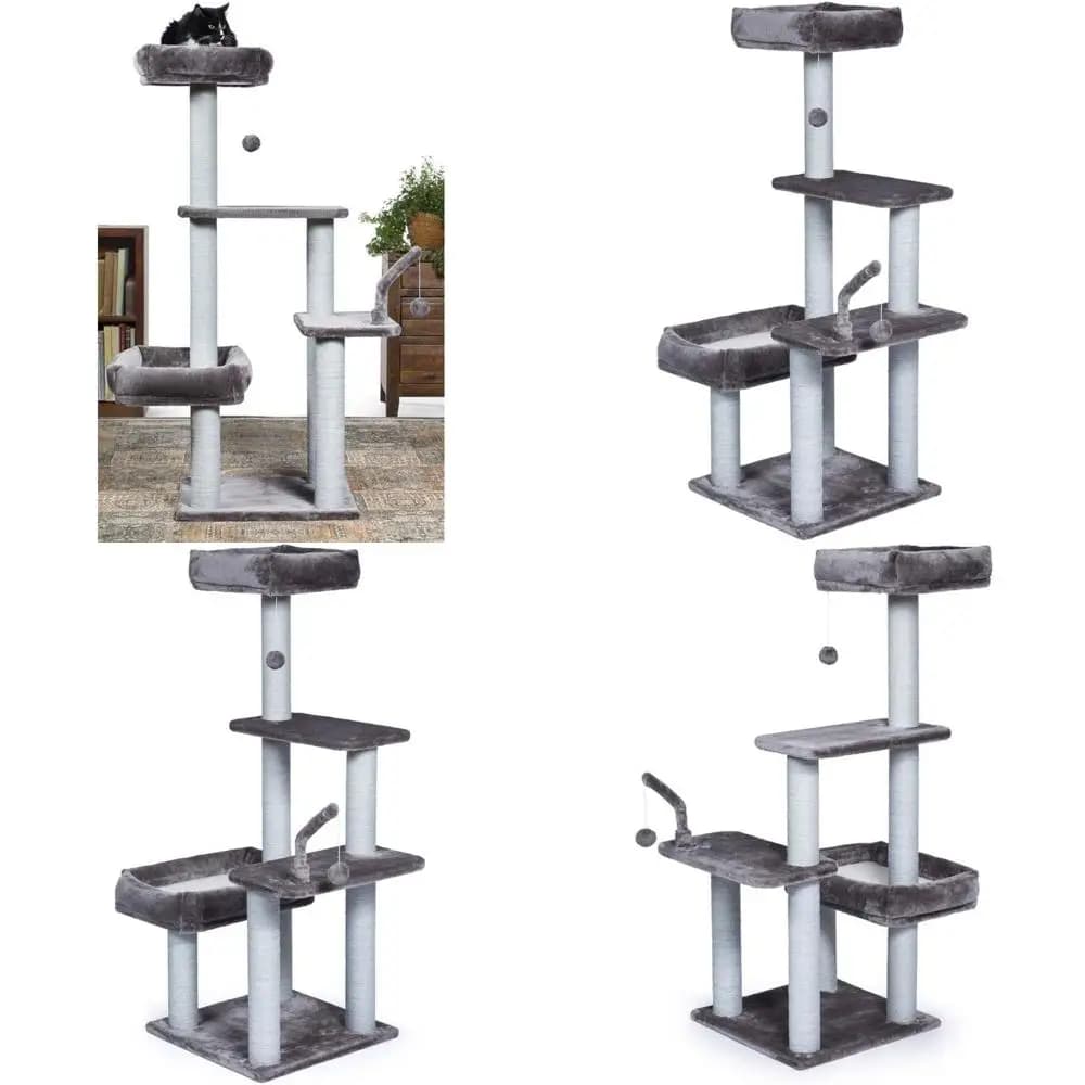 Lussuoso Tiragraffi per Gatti Stile Ritz con Power Paws