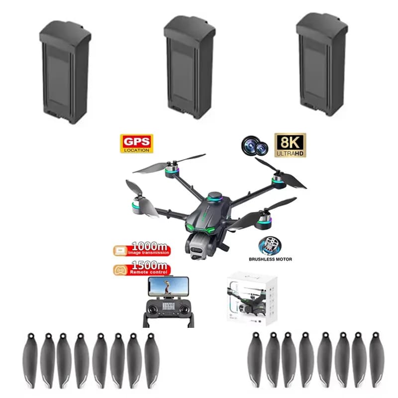 GT6 GPS Brushless Drone Batteria 7.4V 1300Mah/Elica GT6 GPS RC Drone Accessori Originali GT6 GPS RC Dron Batteria GT6 Drone