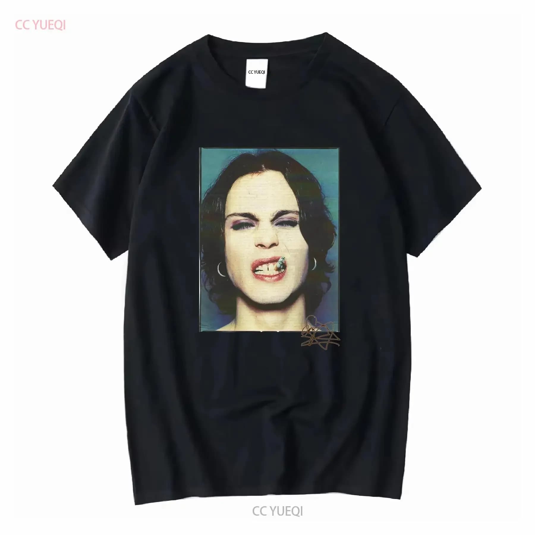Rara Ville Valo HIM Band For Fan Tutte le taglie dalla S alla 5XL T SHIRT bianca S4125 vintage lavato unisex streetwear moda elegante