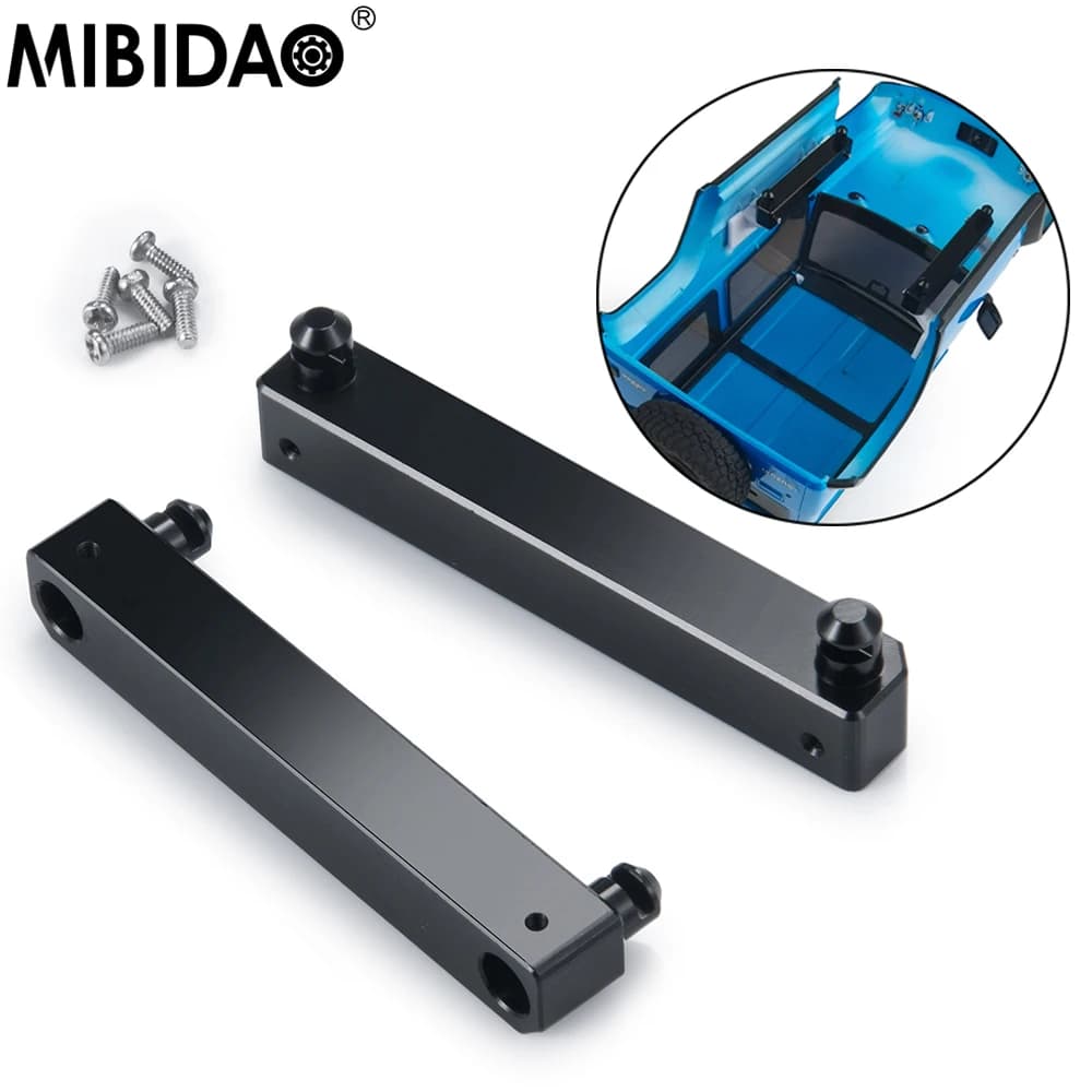 MIBIDAO 2 pieces RC Car Shell increase metal support for Kyosho Mini-Z 4X4 1/18 Jimny 1/24 Jeep Wrangler Rubicon Hilux Surf