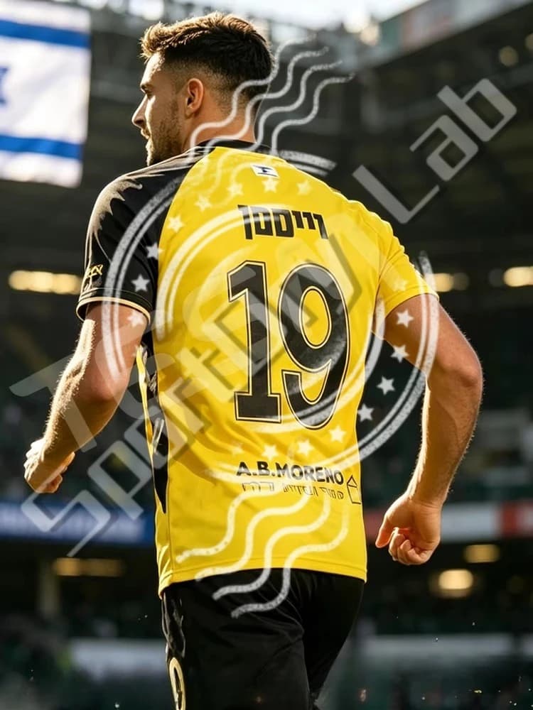 New NO. 19 Print Football Jersey Men Short Sleeve Soccer Training T Shirt Breathable Sports Uniform Fans Match Training Tee
