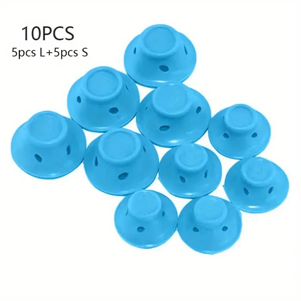 10/20 Pezzi Bigodini Senza Calore in Silicone a Forma di Fungo, Morbidi Modellatori di Onde Magici, Strumenti Fai-da-te per lo Styling dei Capelli Senza Calore per Dormire