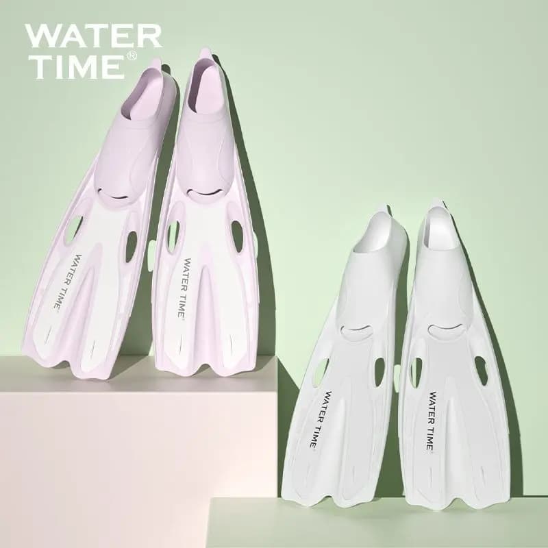 Pinne per immersione WaterTime originali Rane per lo snorkeling, Pinne lunghe per allenamento per il nuoto Attrezzatura per lo stile libero