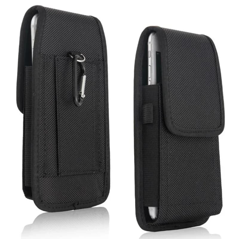 Men's Waist Waist with Nylon Waist Black Oxford Unisex Universal cellular Waist with Belt Clip