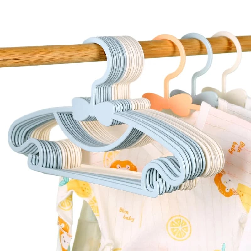 5-50 pezzi grucce per bambini in plastica per bambini appendiabiti per la scuola materna grucce per bambini cappotti portatili per bambini appendiabiti per la casa