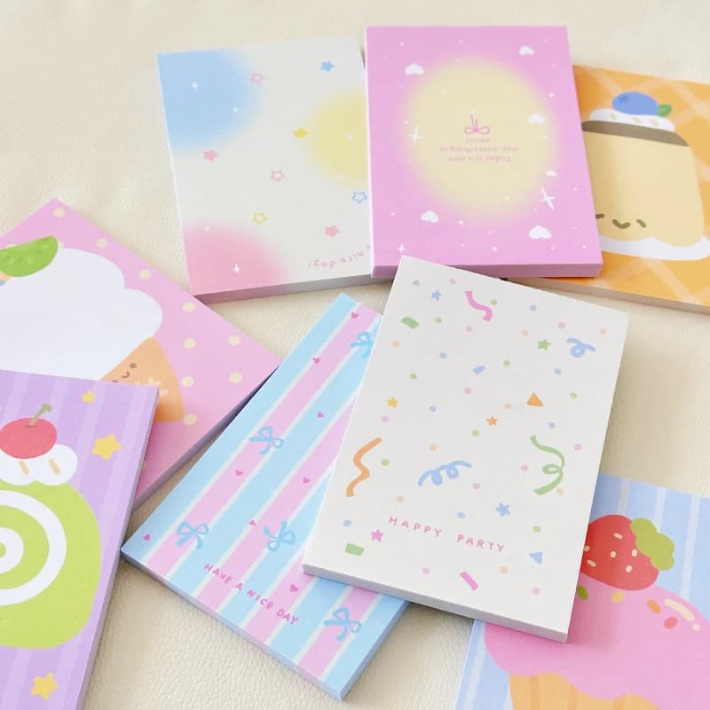 1 Pz/50 fogli Note Appiccicose Del Fumetto Può Essere Strappato Antiaderente Ufficio Appiccicoso Lavoro Diario Preparazione Accessori Per Ufficio Kawaii