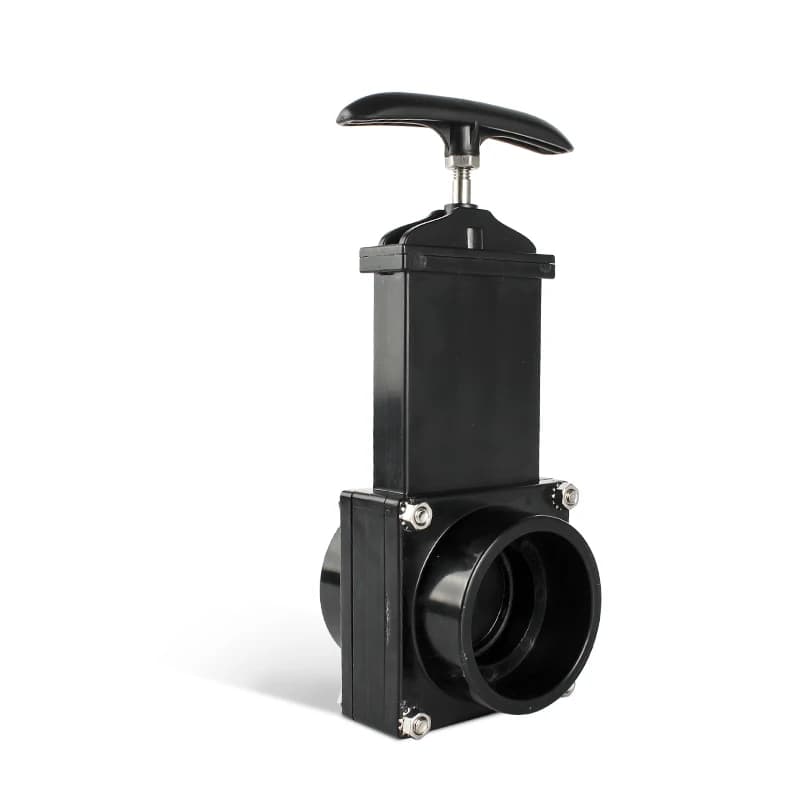 Accessori esterni per auto da turismo RV 50/63/75 mm Valvola per cancello dell'acqua con coltello per auto da turismo Valvola di scarico delle acque reflue a controllo manuale portatile
