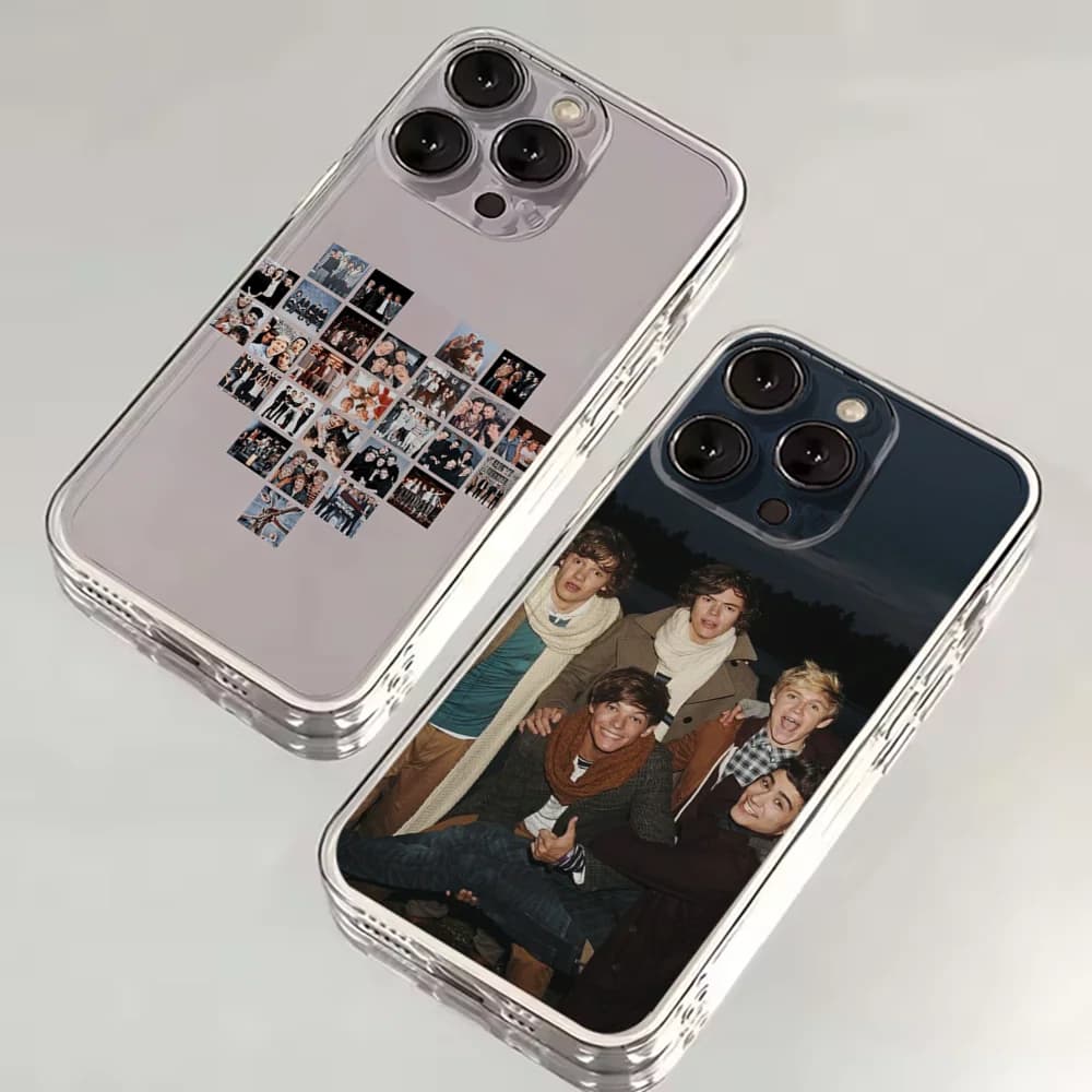 One D-Direction-ES Phone Case For iPhone 16,15,14,13,12,11 Plus,Pro,Max,XR,XS,X,7,8 SE,Mini Transparent Silicone Soft