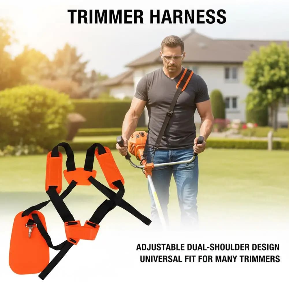 1/2Pcs Double Shoulder Strap Grass Trimmer Brush Cutter Harness Belt Garden Power Pruner High-strength Wear-resistant Harness
