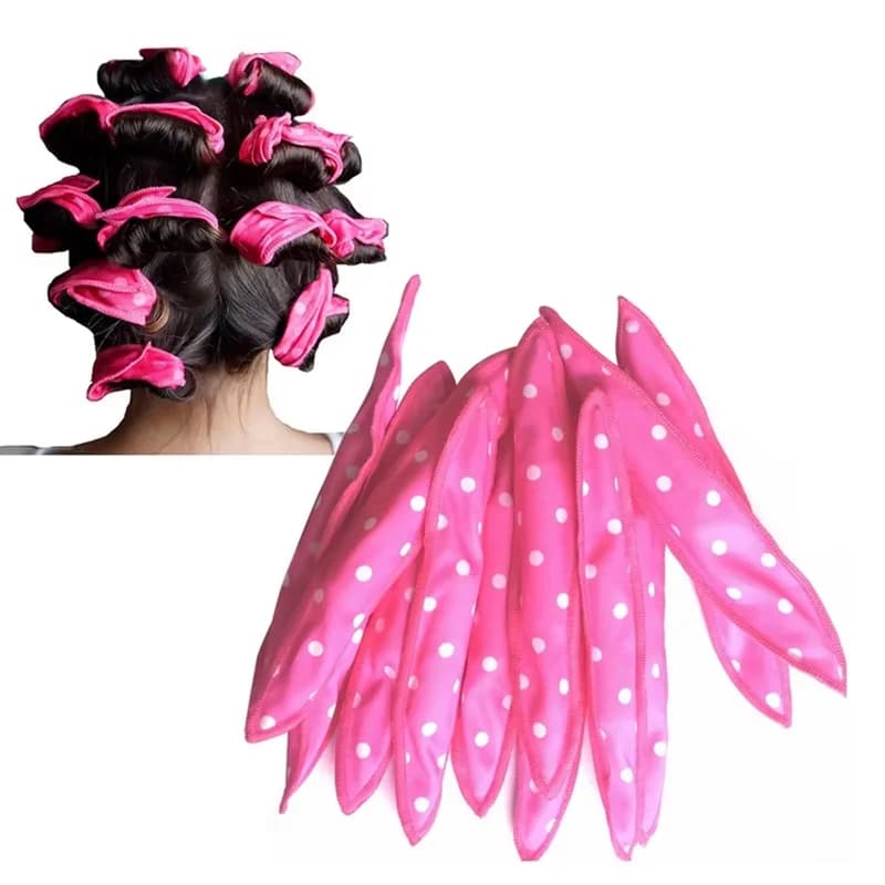 10 pcs/lot bigodini soft sleep cushion bigodini set best flexible foam and sponge magic hair care tools for hair styling diy