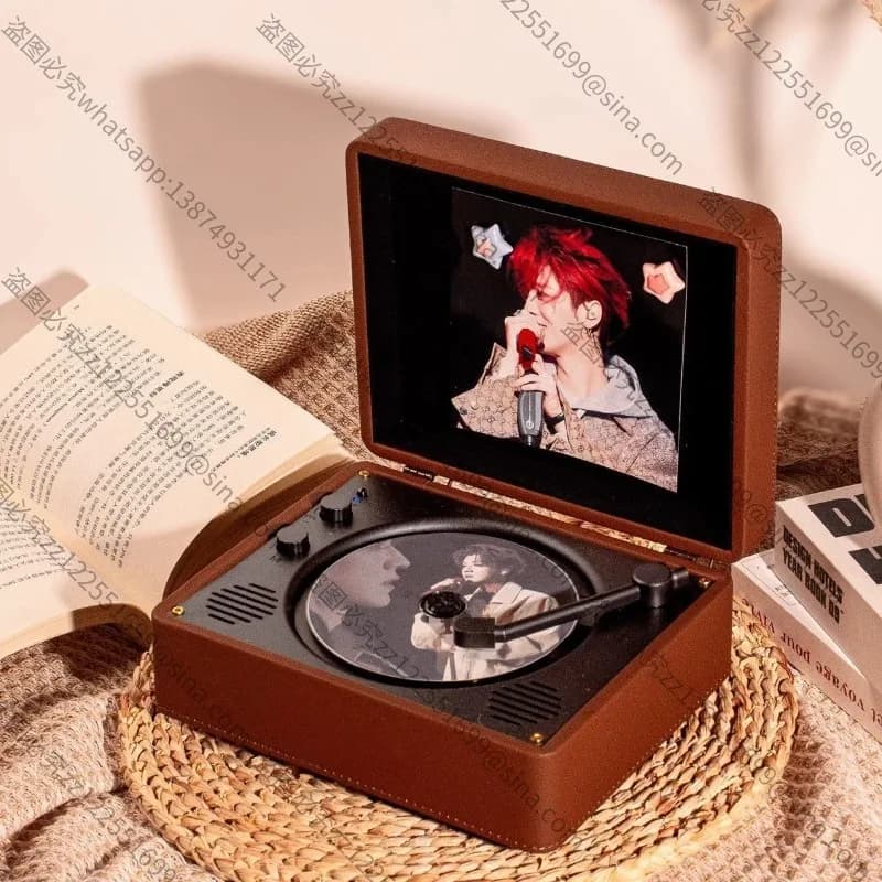 Suitable for Retro CD Album Playback Machine Accessories, Bluetooth Audio Speaker KPOP Disc Player Ornament