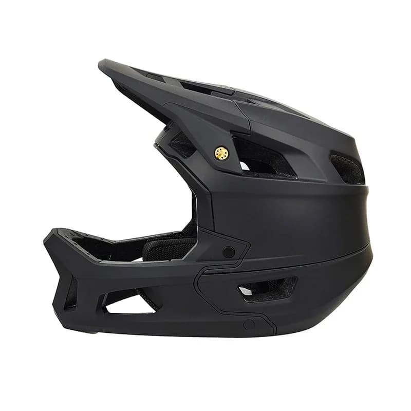 ---Casco da bici di fascia alta alla moda Casco integrale unico per bici da cross per bicicletta fuoristrada Mtb con protezione per il mento di sicurezza