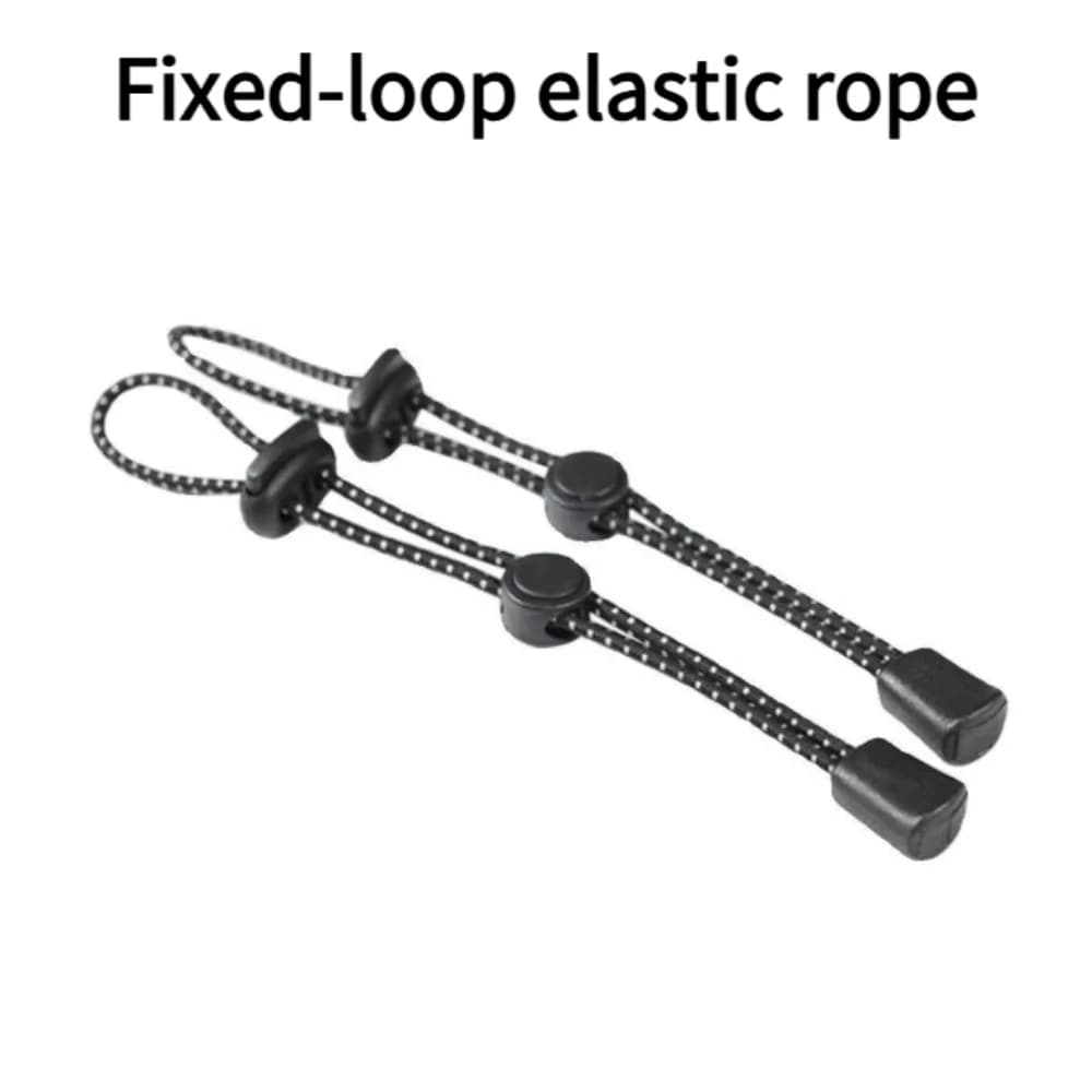Set di 5 Ganci Elastici per Fissaggio Corda, Accessori per Escursionismo e Campeggio, Attacco per Bastoncini da Trekking