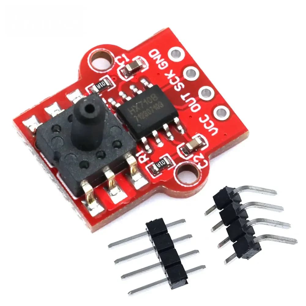HX710B Liquid Flow Sensor Module for Arduino, Digital Pressure Sensor Module 0-40 kPa, Water Level Control Card DC 3.3V 5V