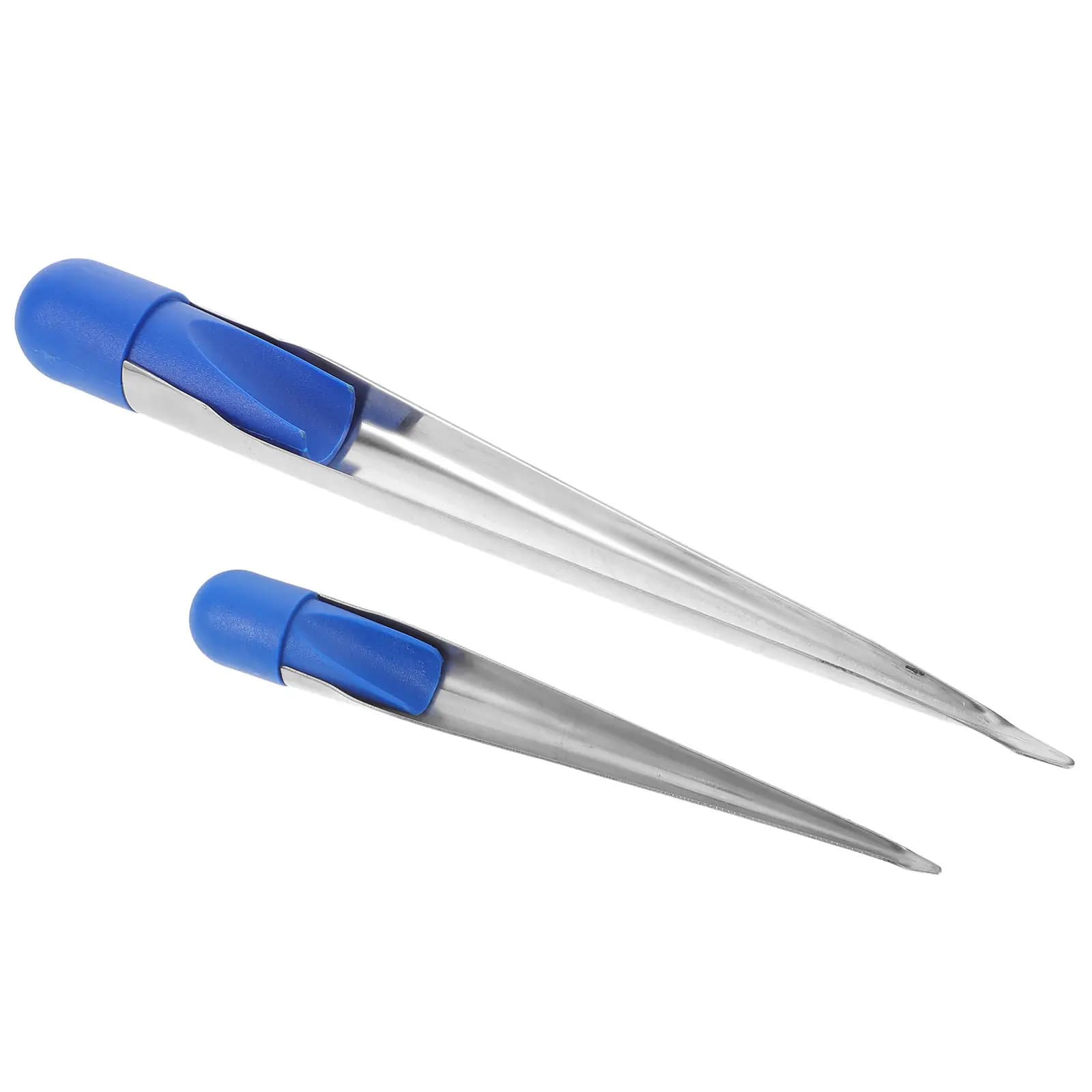 2Pcs Marine Rope Splicing Spike Stainless Steel Splicing Tool Plastic Handle Boat Wire Threading Needle Marine Rope Braiding