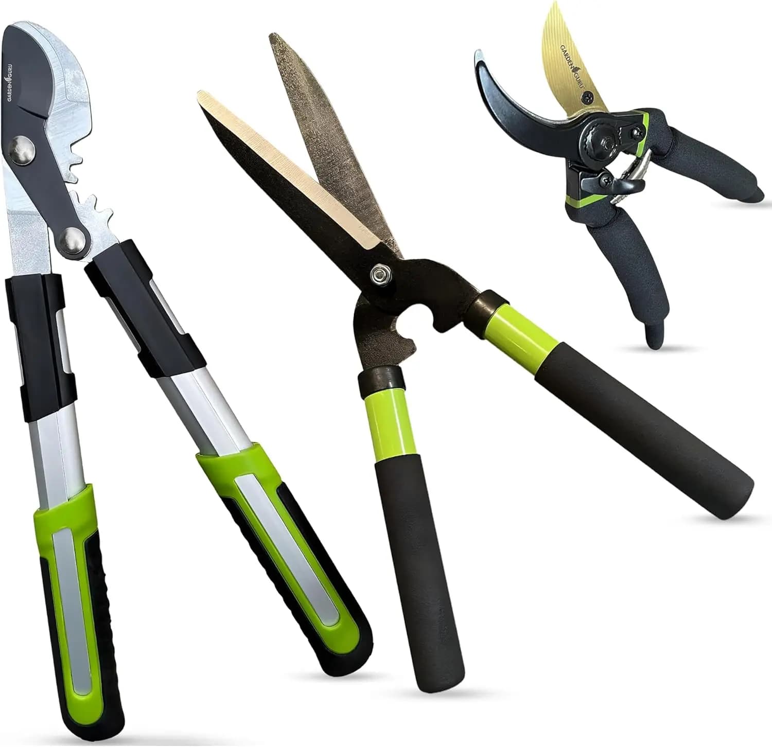 Set of 3 hedgehogs for Professional hedges, Power Scissors and Troncarami with Ergonomic Handle and Sharp Blades for Precise and Facili Tages