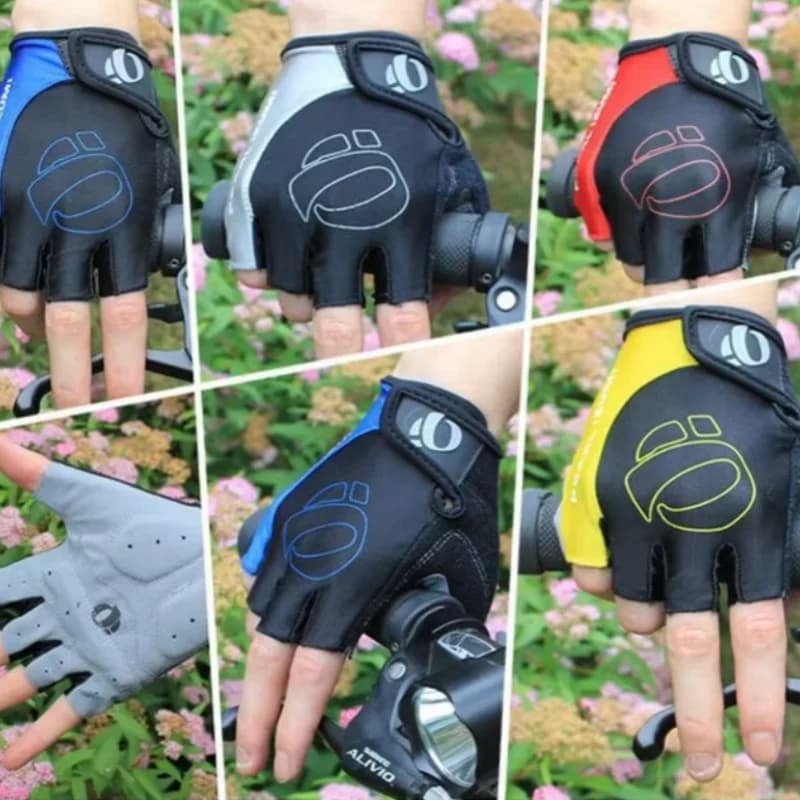 Cycling Gloves half finger in anti-slip anti-shock anti-shock anti-shock gel Bike Gloves MTB Street Gloves left-right