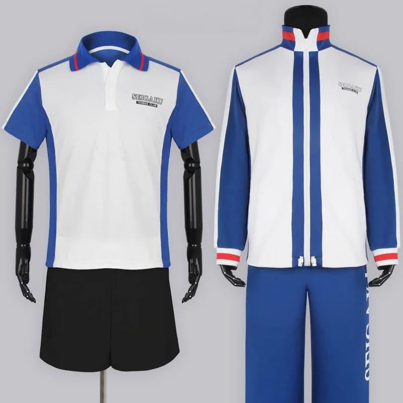 Ryoma Echizen Cosplay Costume Student Teenager School Uniform Jacket Pants Sets Embroidered Sportswear Daily Wear Set Unisex