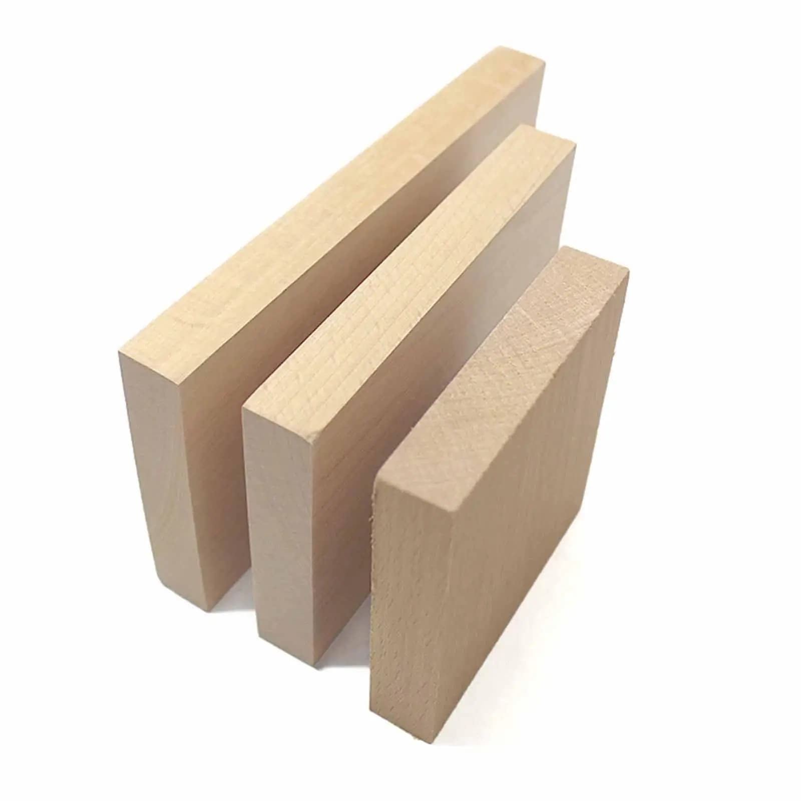 Smooth Finish Basswood Carving Blocks Hobby Wood Whittling Set for Artists DIY Miniature Model Building