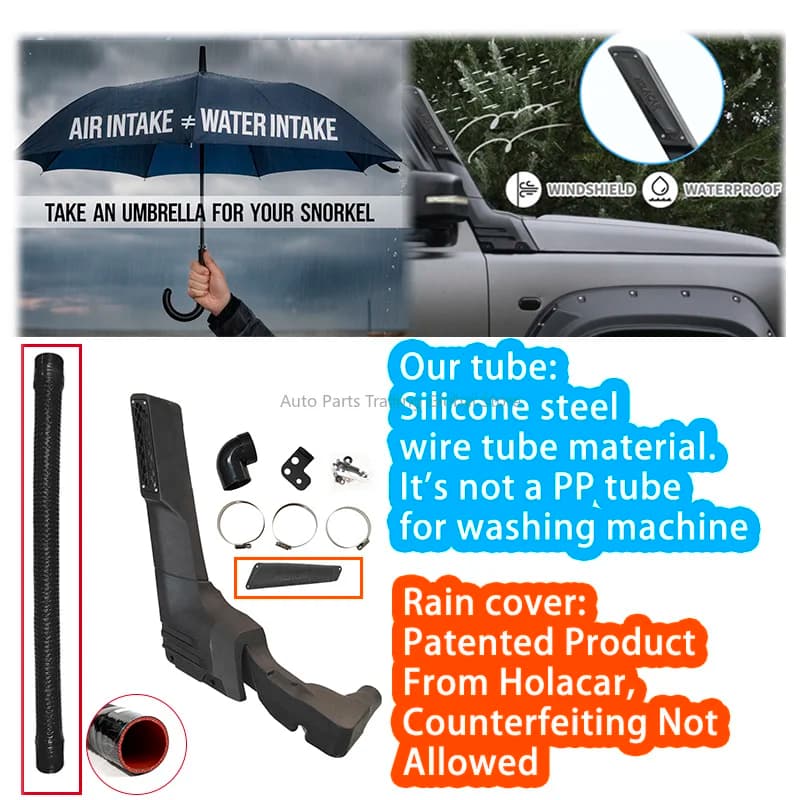 For Jimny 3 Doors 5 Doors Snorkel No Drilling Snorkel For Jimny Jb74 Jc74 2020 2021 2022 2023 2024