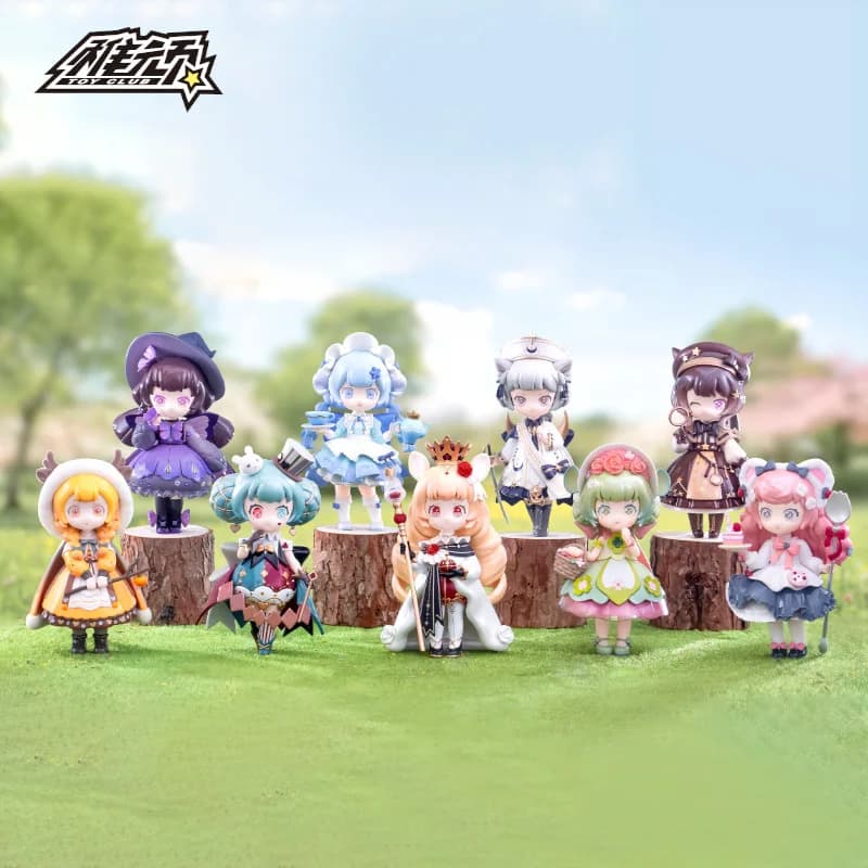 KOKOYA La leggenda del vento e della foresta Kawaii Blind Box Action Figure Ornamenti per il desktop Decor Scatola misteriosa Ragazza Giocattolo a sorpresa Regali