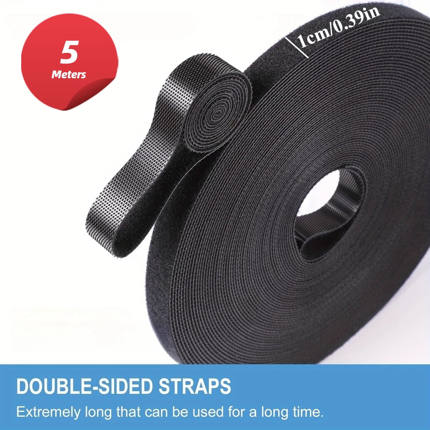 Binding Velcro zip ties, nylon zip ties for data cable storage, multifunctional wrapping straps for securing homes and offices