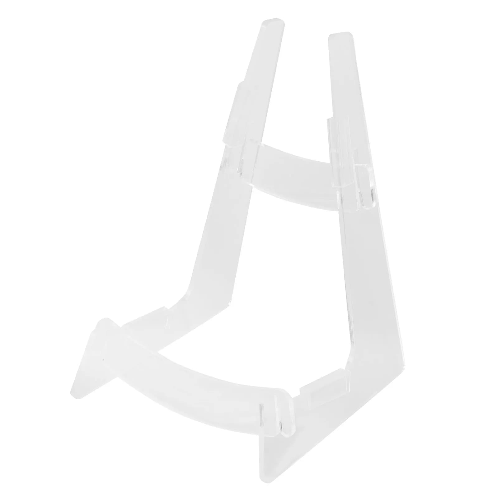 Supporto per Chitarra da Pavimento in Acrilico Premium Compatibile con Chitarra Elettrica, Acustica, Basso, Violino, Ukulele, Mandolino, Banjo - Espositore Robusto Antiscivolo