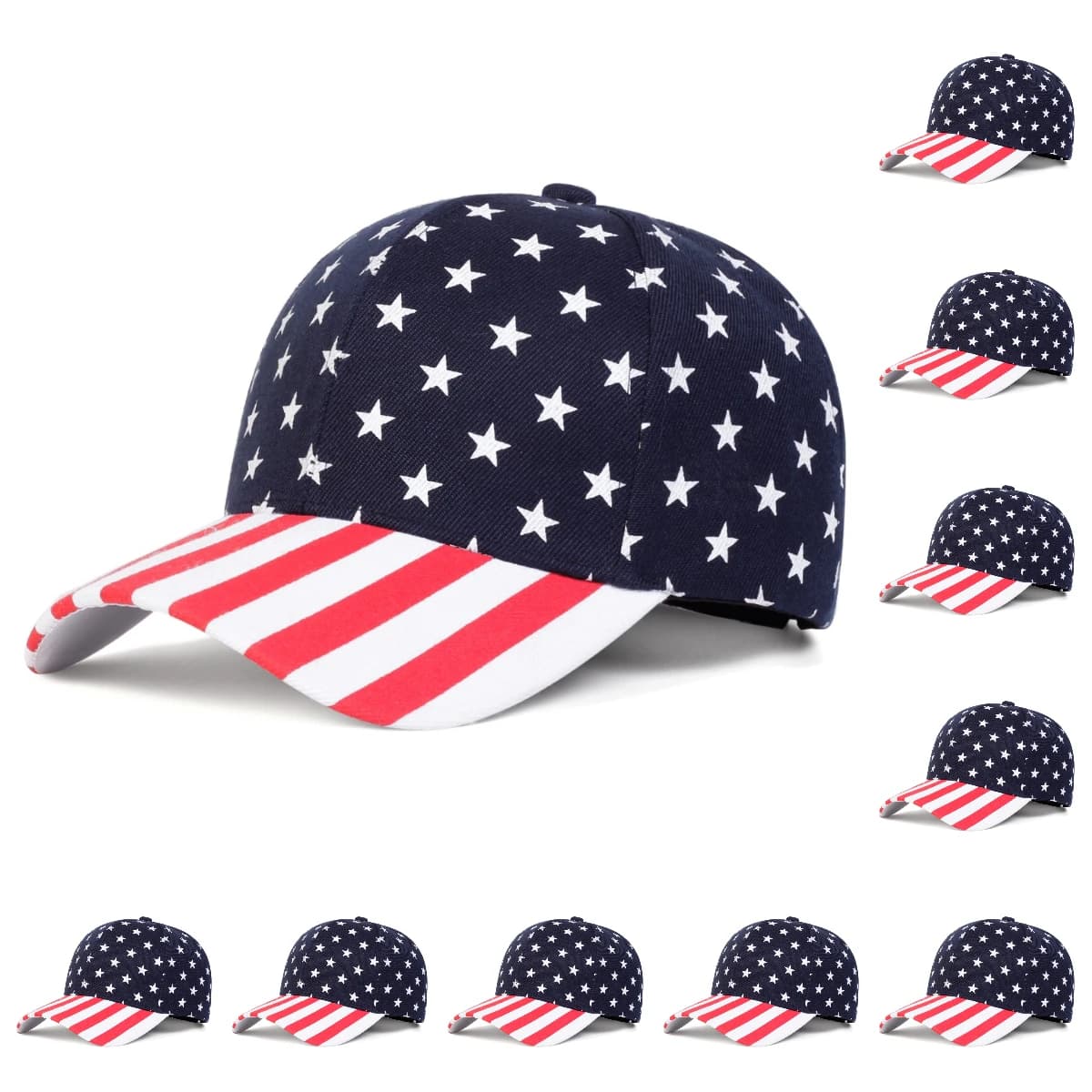 American Flag Baseball Cap – Unisex Patriotic USA Hat | 4th of July Independence Day Cap for Men & Women