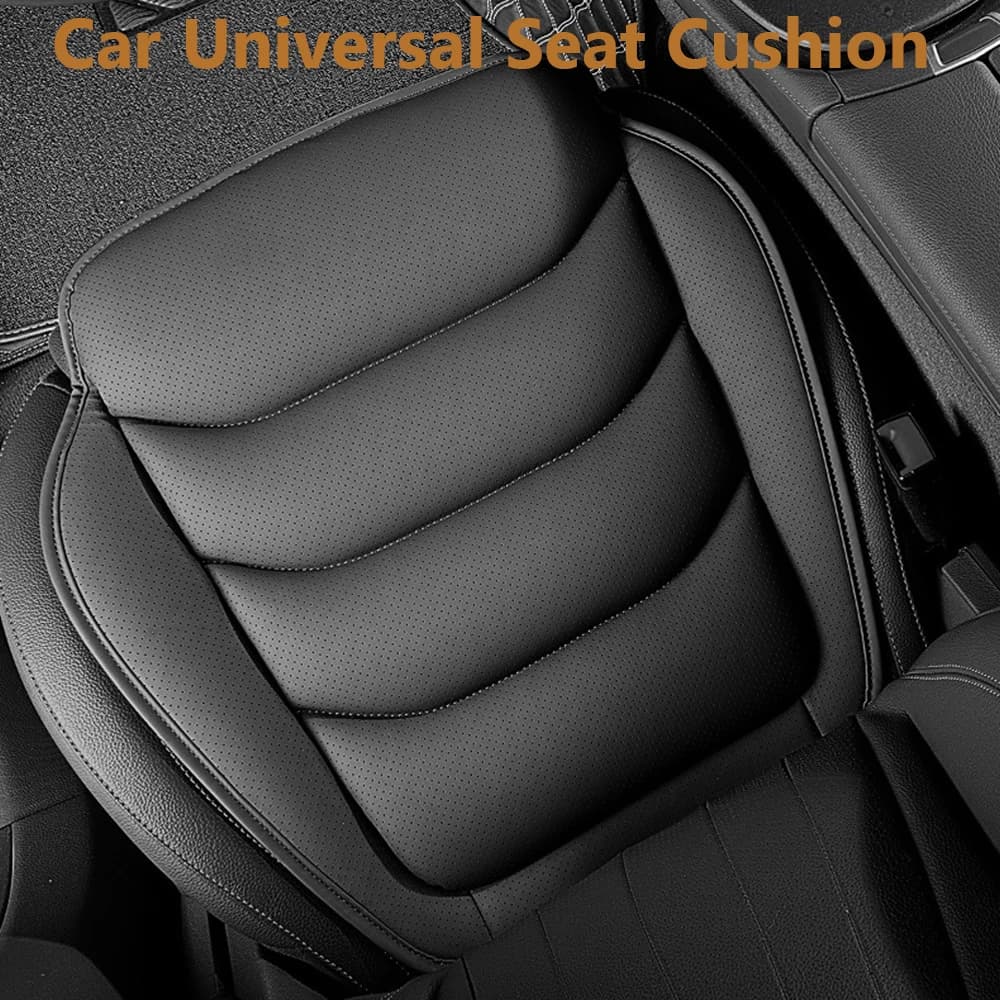 2026 New Car Seat Cover Breathable PU Leather Car Seat Cushion Four Seasons Universal Auto Interior Non-slip pad