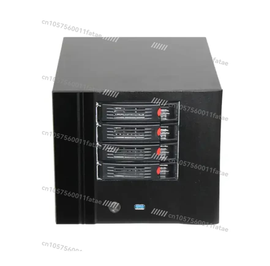 Chassis server NAS a 8 posizioni, orizzontale, in alluminio, con chassis di rete hot-swappable e ventola
