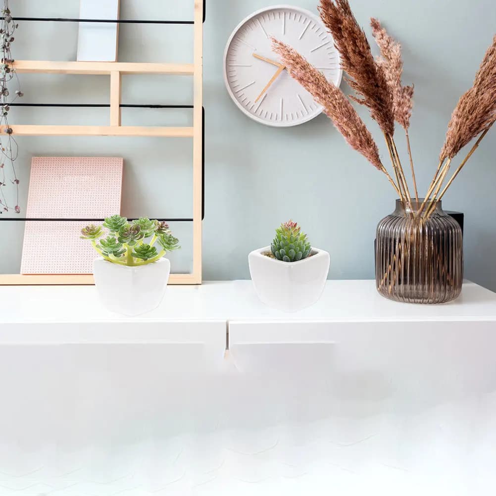 Set di 8 Piante Succulente Artificiali Premium per Decorazioni, Composizioni Floreali Fai-da-Te e Allestimenti Scenografici
