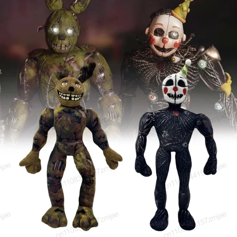 Nuovo Peluche Anime Bite By Night, Simpatico Peluche Springtrap Ennard, Giocattolo Horror, Bambole Periferiche Sopravvissuti e Assassini del Gioco, Regalo Decorativo