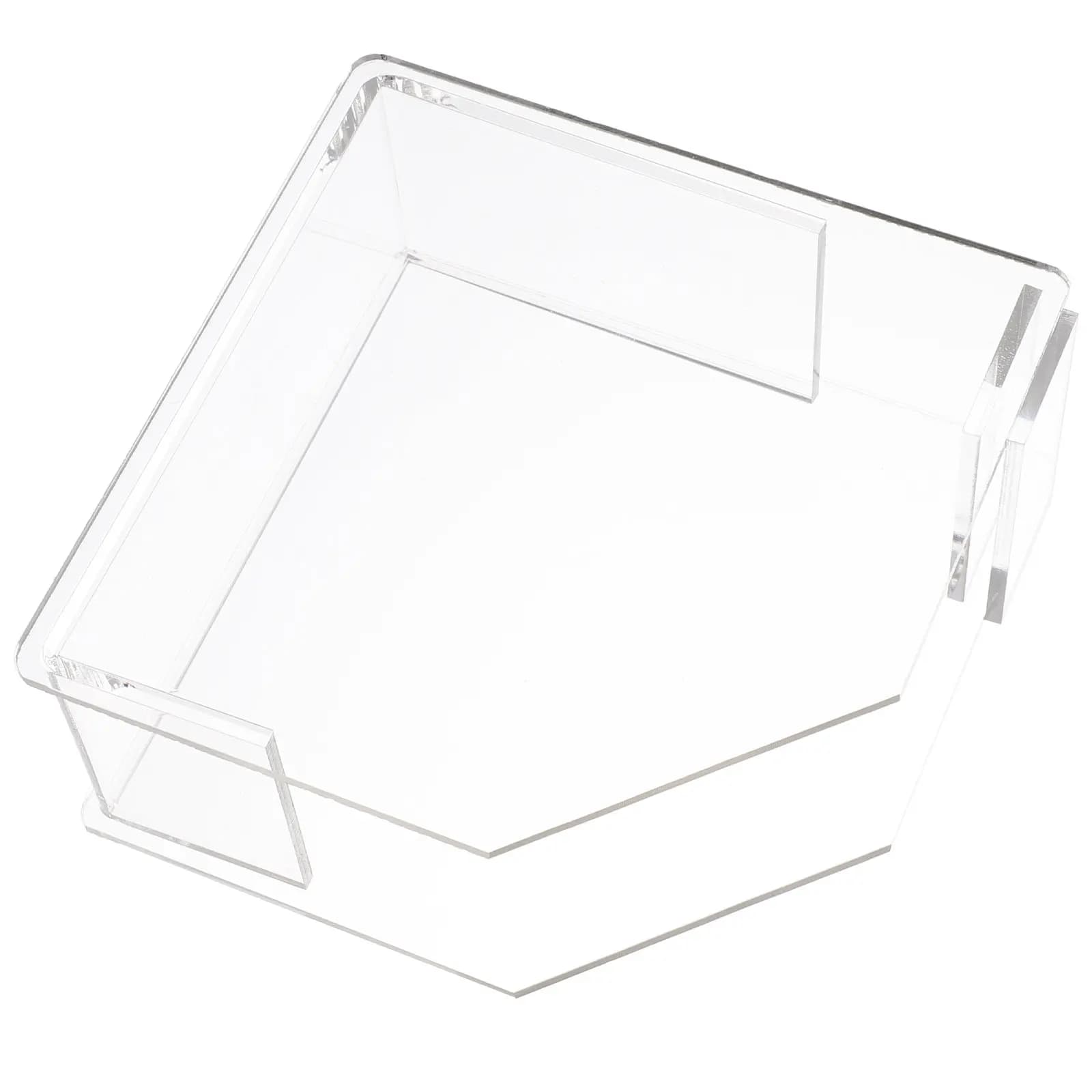 Acrylic holders for nail art at 6 levels, organizer for ostrich wipes, support for styling tools, for home use, salon or DIY.