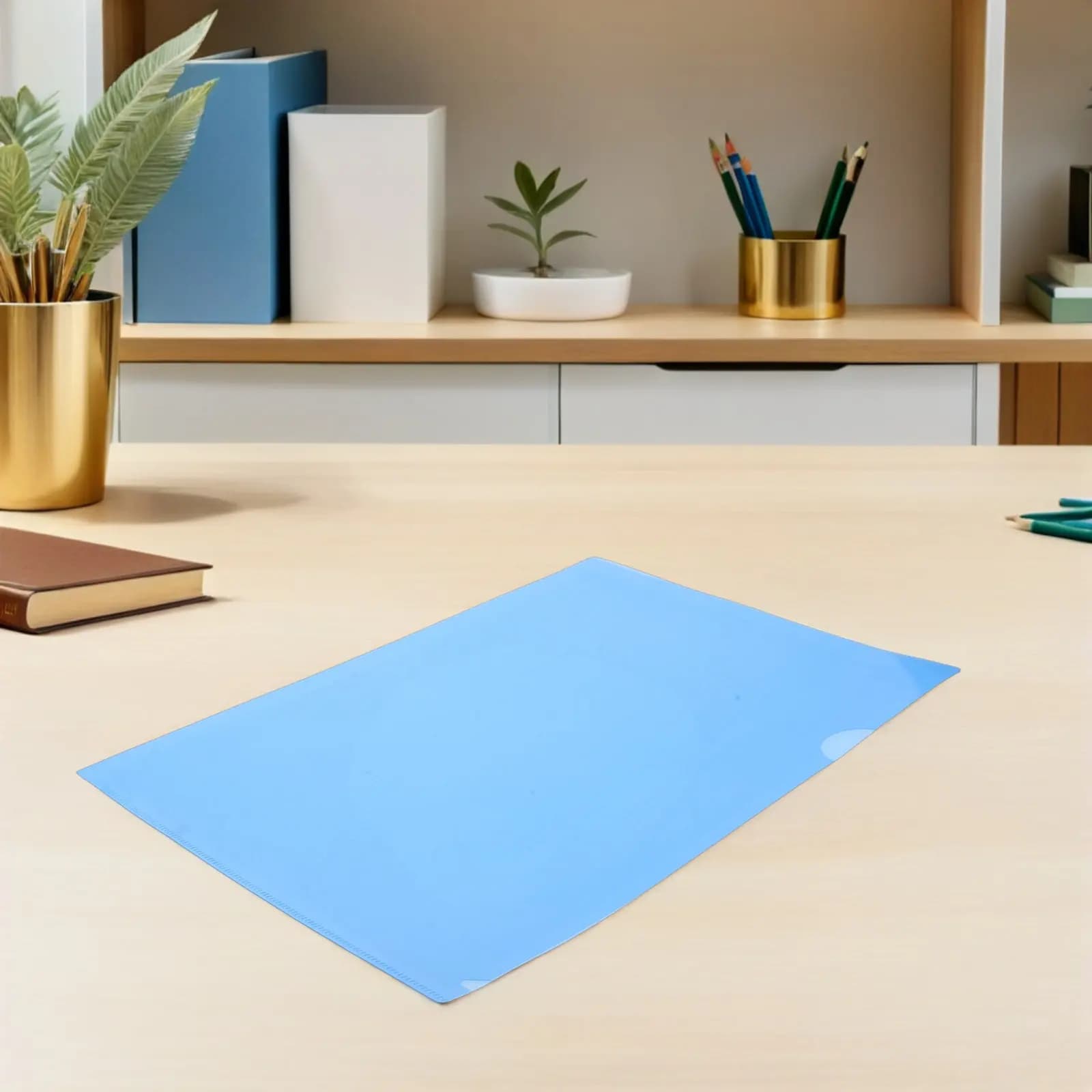 25 Pezzi Buste Portadocumenti Impermeabili A4, Organizzatore con Apertura Laterale, Cartelle Trasparenti in Plastica per Ufficio e Scuola, Porta Ricevute