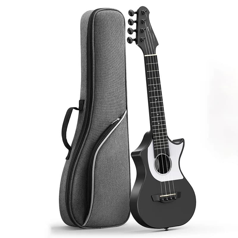 Set di Ukulele portatile da 23 pollici in fibra di carbonio per bambini adulti che insegnano Ukulele Principianti Esegui pratica di Ukulele con borsa