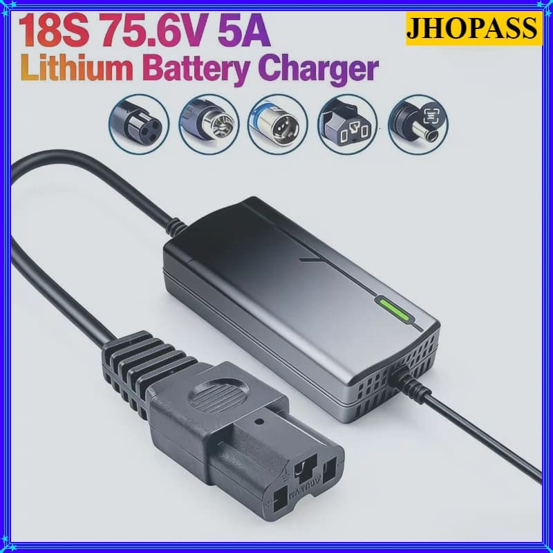 LiFePO4 Lithium Battery, for E-bike, E-moto, Scooter, with EU AU UK US Plug, Compatible with AC110V-220V