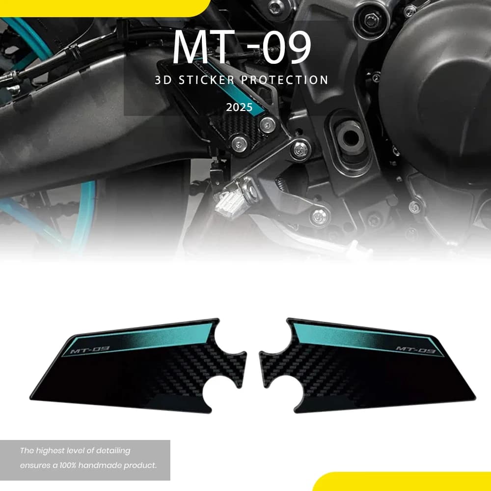 Per MT09 SP MT-09 2024 2025 Accessori Moto Adesivo Protettivo Impermeabile Adesivo di Protezione Del Tallone In Resina Epossidica 3D