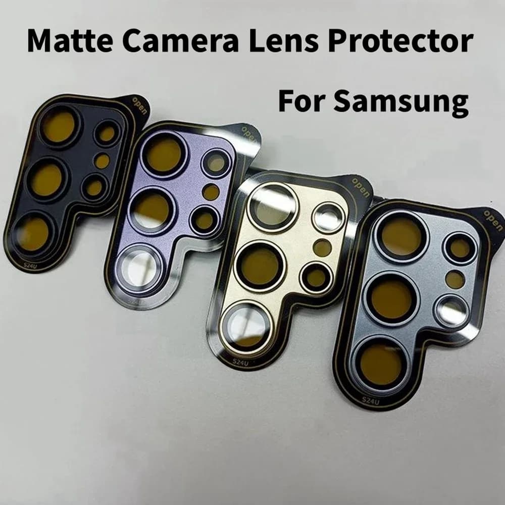 Camera protection with opaque cover for Samsung Galaxy S24 S25 Ultra rear lens case Tempered glass ring for Samsung S23Ultra Film for lens