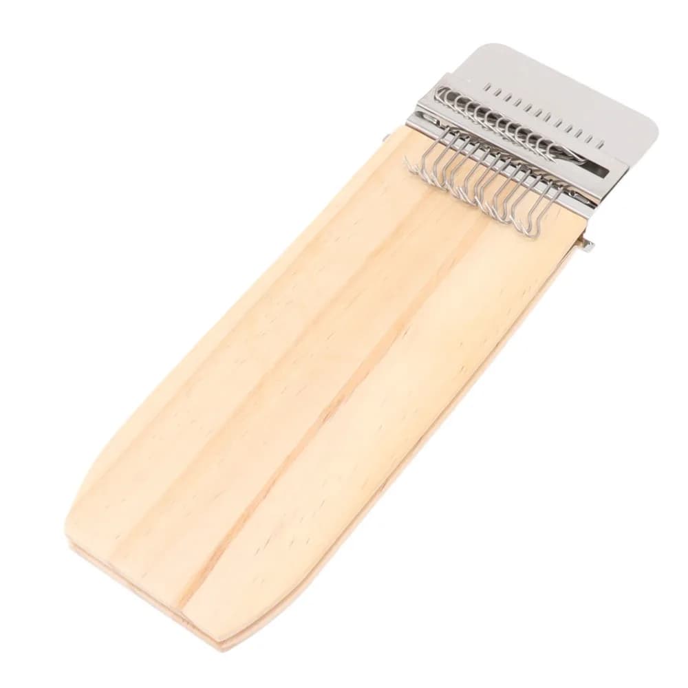 Practical Mini Knitting Machine Portable 12-Needle Weaving Loom Handmade Compact Repair Tool Craft