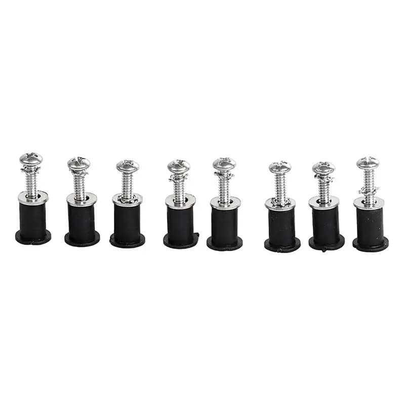 Professional Motorcycle Front Headlight Head Light Lamp Bucket Nacelle Well Nut Kit Fit For