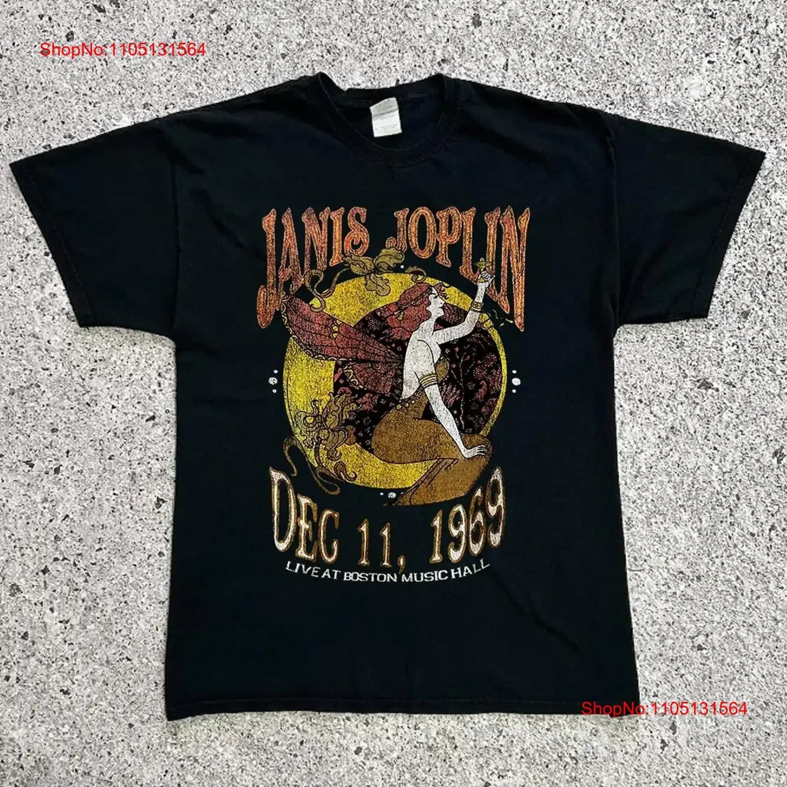 Nuova maglietta Janis Joplin For Fans S 5XL 10D845 vintage lavata streetwear Abiti firmati versatili Leggermente grafici Alla moda