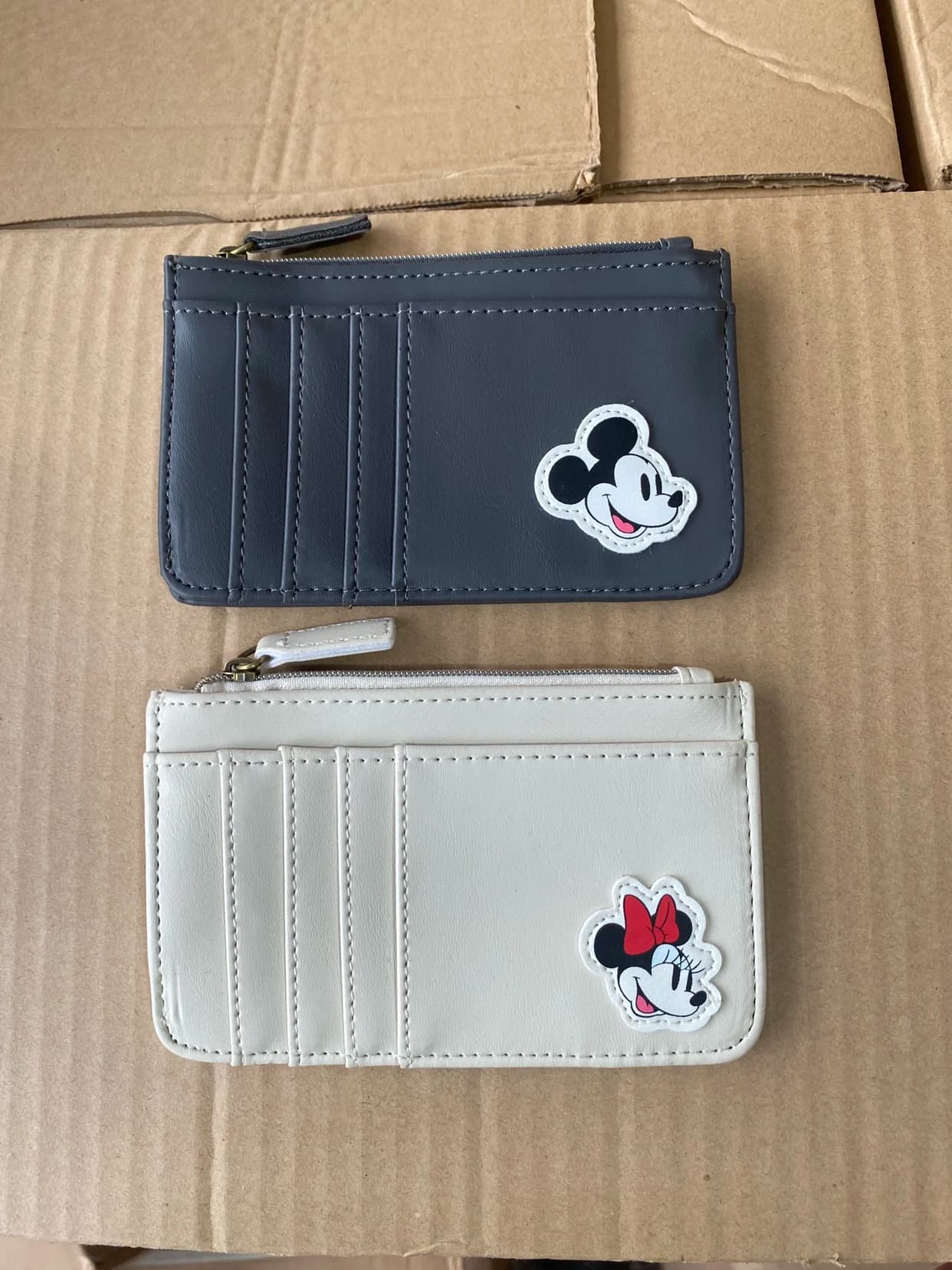 Portamonete Disney Cartoon Topolino Portafoglio carino Minnie Portamonete Porta carte Kawaii Borsa con cerniera
