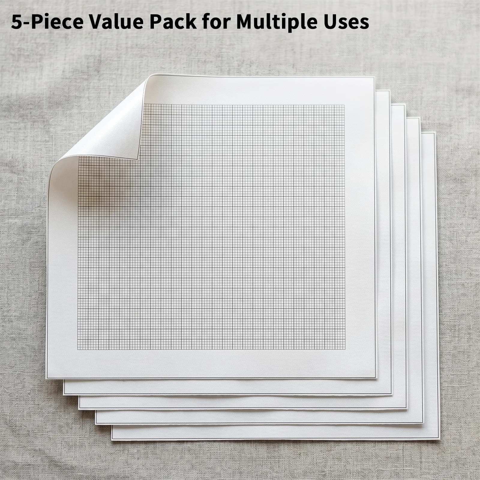2Pcs DIY Blank Grid Diamond Painting Canvas Square Drill Blank Grid Empty Canvas 25x25cm for Art Crafts Accessories
