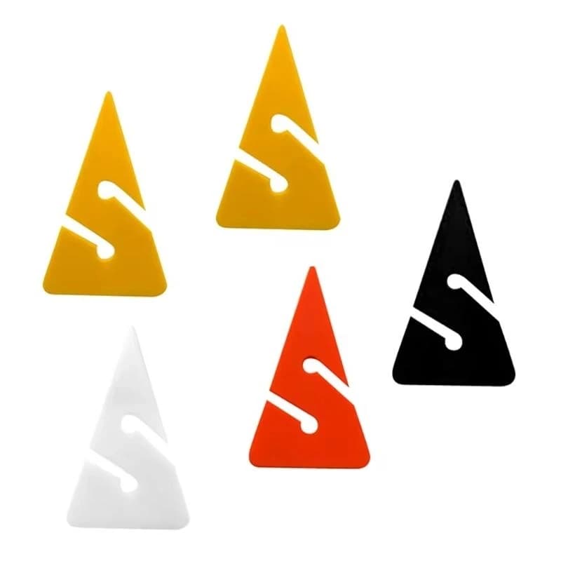 5Pcs Triangular Cave Diving Line Arrows Marker Underwater Safety Rope Line Marker for Technical Diving Snorkeling