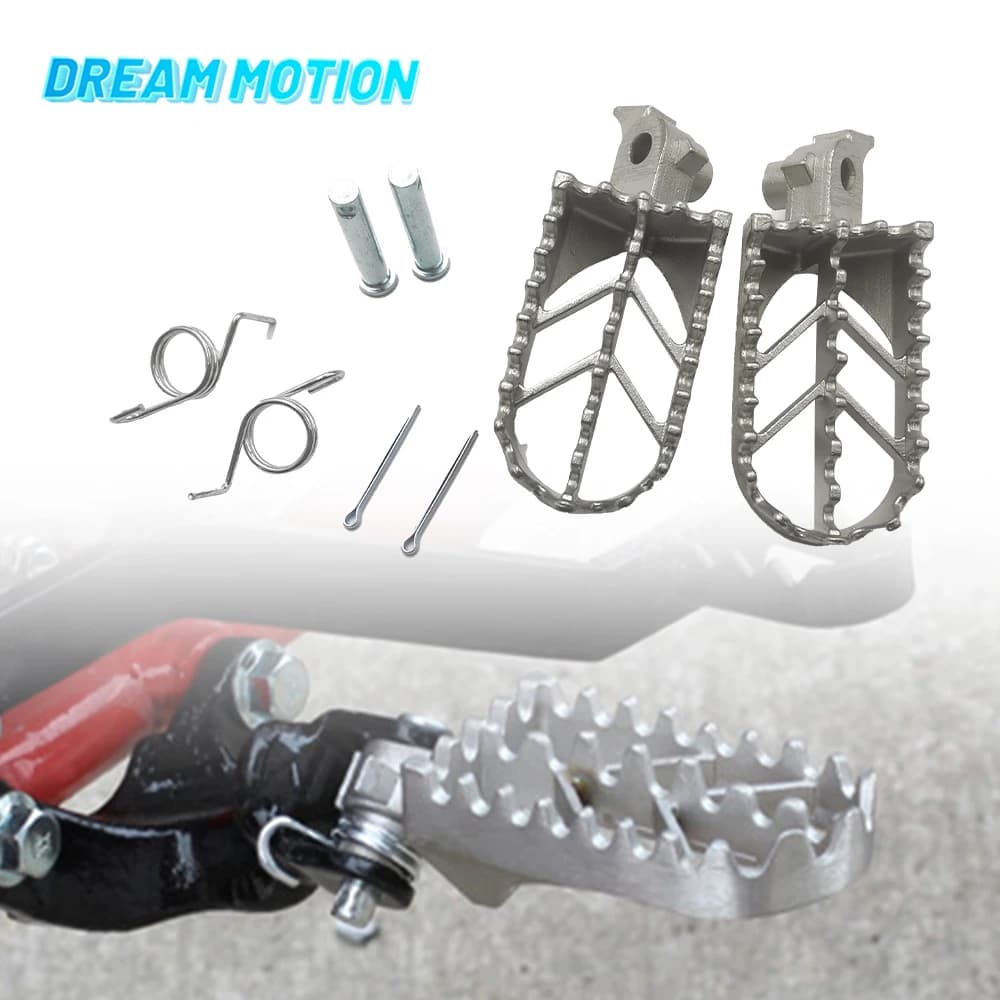Pedane moto pedane pedane perno morsetto poggiapiedi a molla pedale in acciaio inox per KTM EXC SX XCW HUSQVARNA FE TC TE TX FX