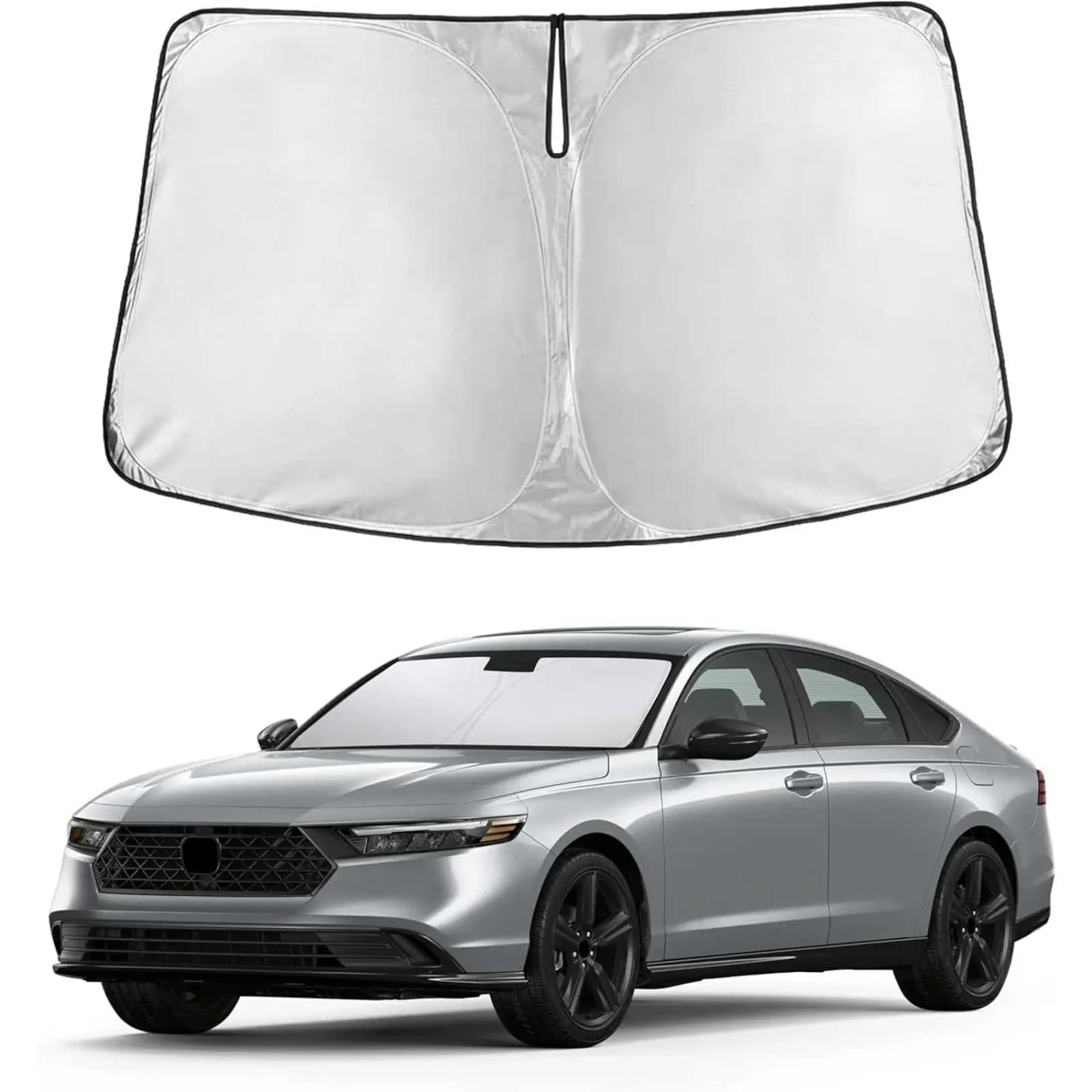 Parasole per Parabrezza Compatibile con Honda Accord, Protezione UV e Blocco del Calore per Parabrezza Anteriore, Accessori Auto