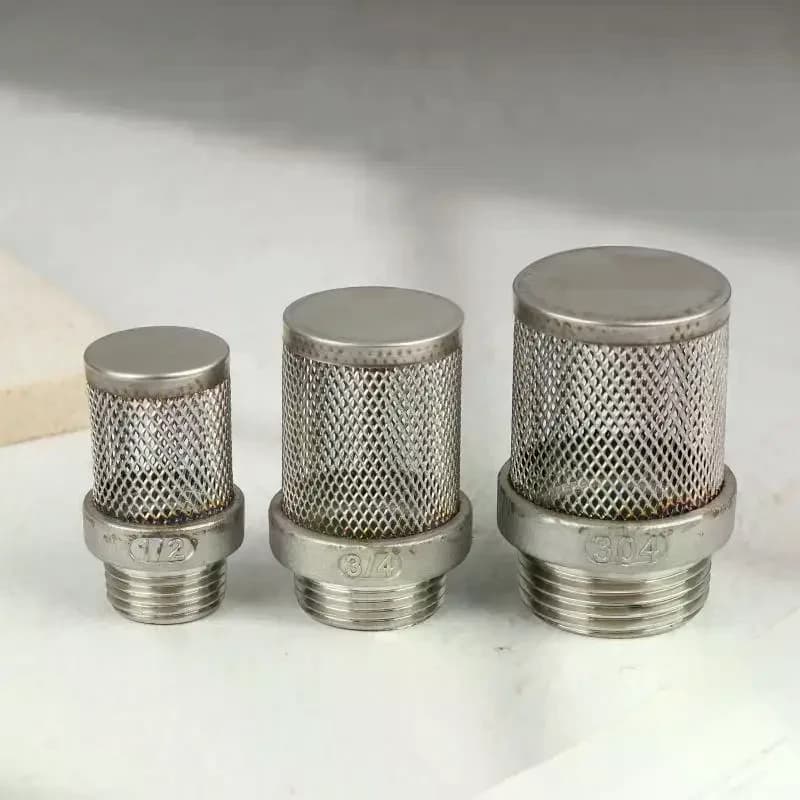 Filtro in metallo, filtro a rete in acciaio inossidabile, filtro per tubo pompa irrigazione giardino, rete per purificazione dell'acqua