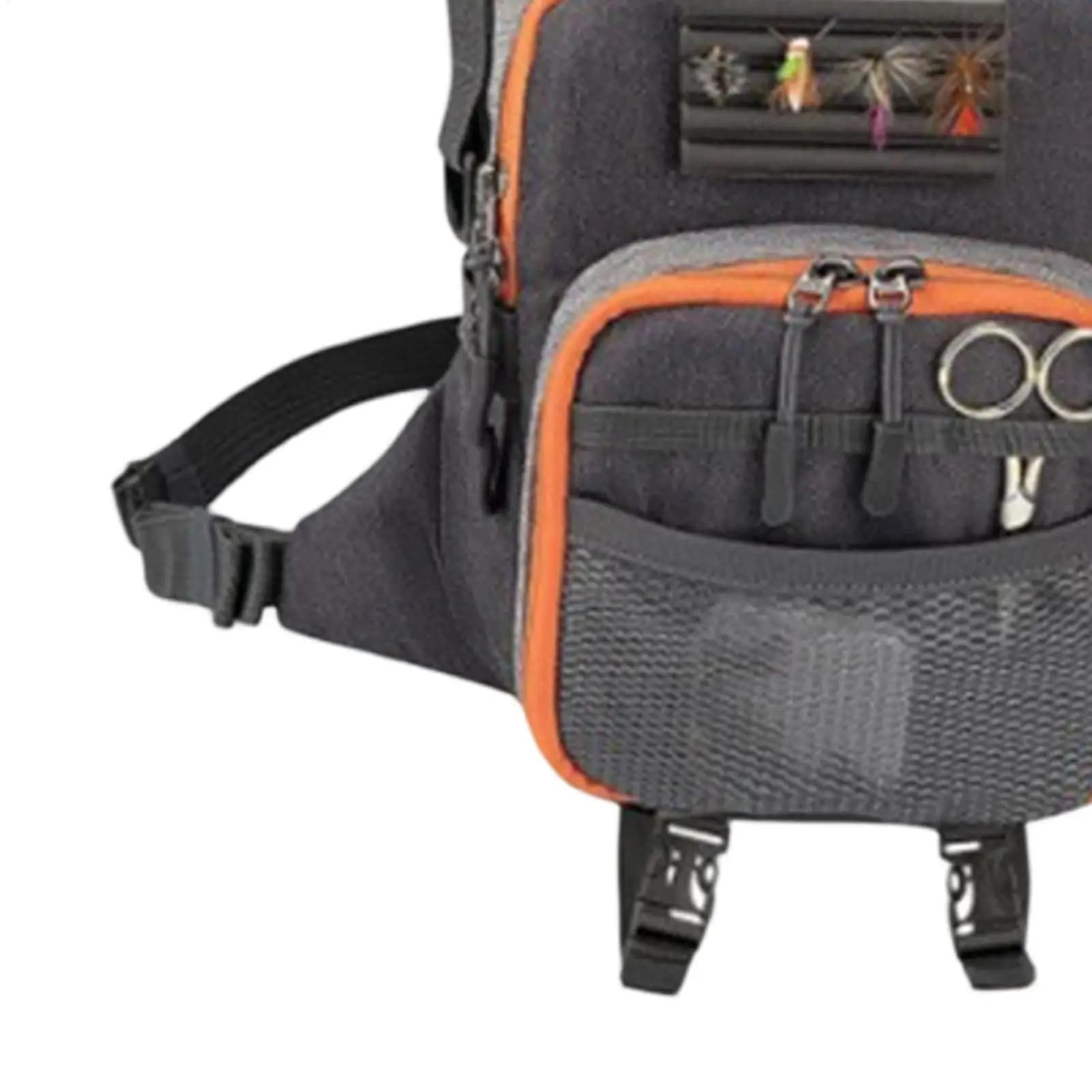 Fly Fishing Bag Tackle Box Storage Pouch Fly Fishing Sling Pack For Saltwater Freshwater Bass Trout Catfish Tool Rig Lure Bait