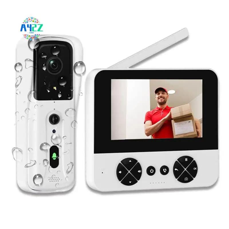 A42Z-Camera campanello NO Wifi/APP, videocitofono audio bidirezionale, rilevamento movimento PIR