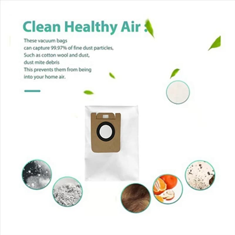A50Q-12PCS Parti Sostituibili Per Dreame D10S Plus / RLS6AD Robot Aspirapolvere Principale Spazzole Laterali Filtro Mop Sacchetti Per La Polvere di Stoffa